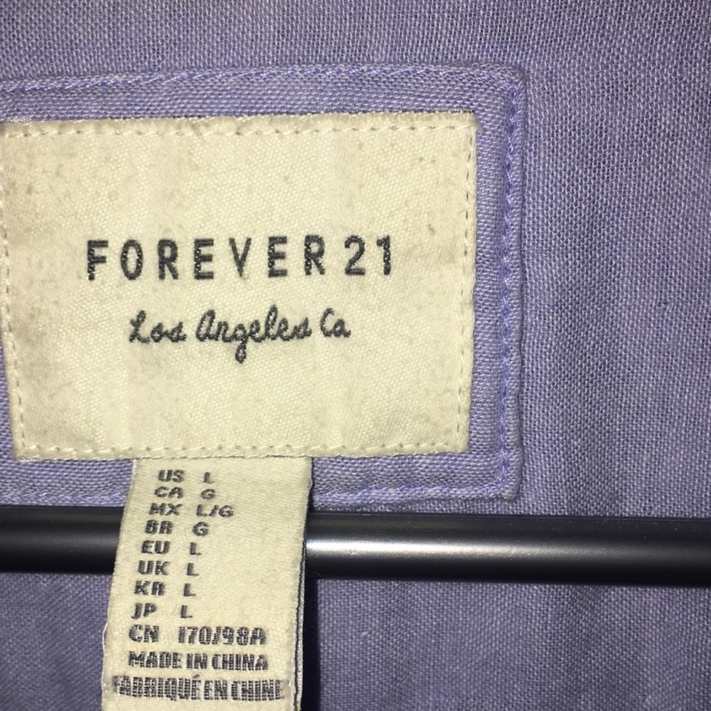Blue button up - Picture 2 of 3